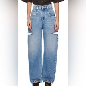NWT maison margiela slash jeans